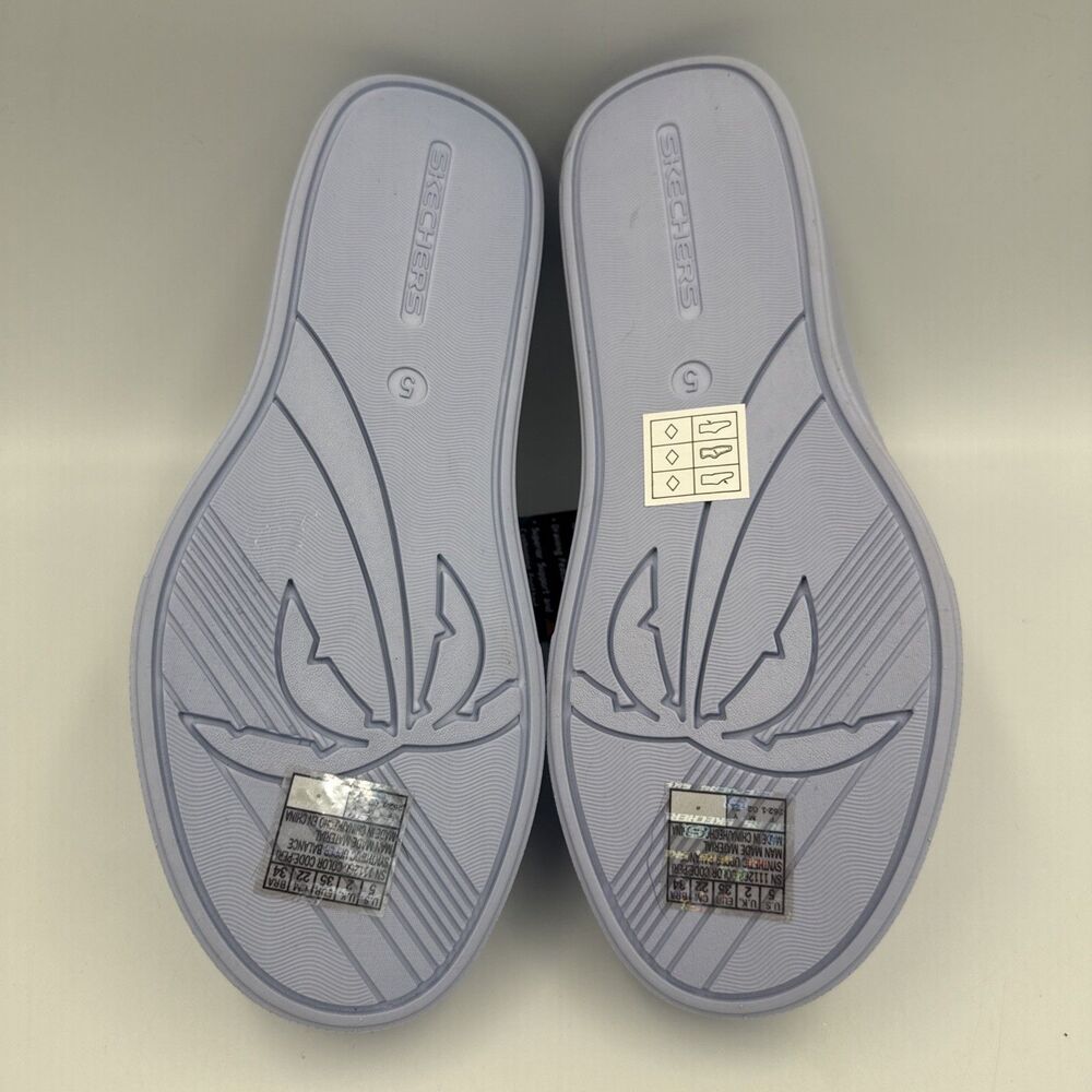Skechers Foamies Slip-On Clogs Shoes Women Size 5 Lavander Periwinkle NWT - Picture 7 of 8